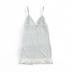 Victoria Secret Sexy Little Thing Vintage White Lace Lingerie Slip Dress M
